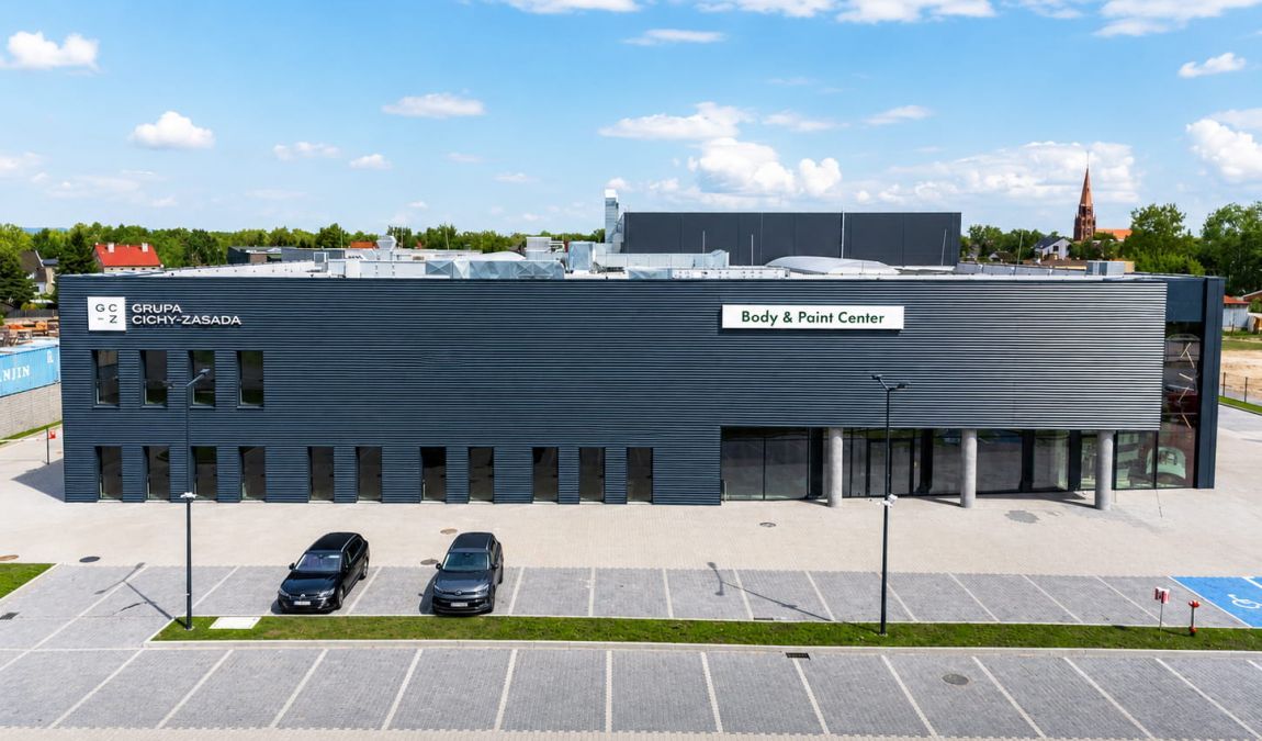 JAKON zakończył realizację Centrum Napraw Powypadkowych w Szczecinie dla Grupy Cichy-Zasada