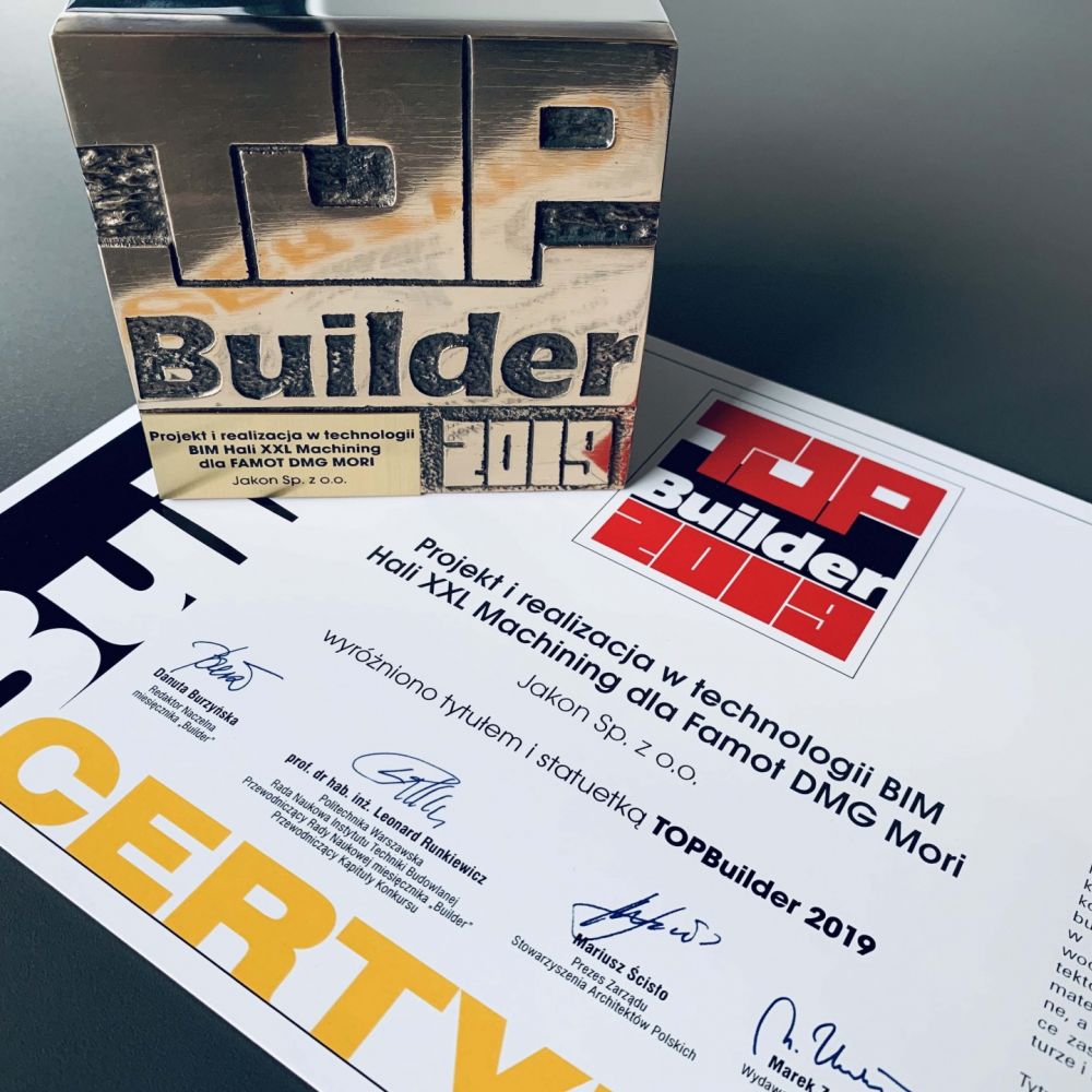 Jakon z tytułem Top Builder 2019