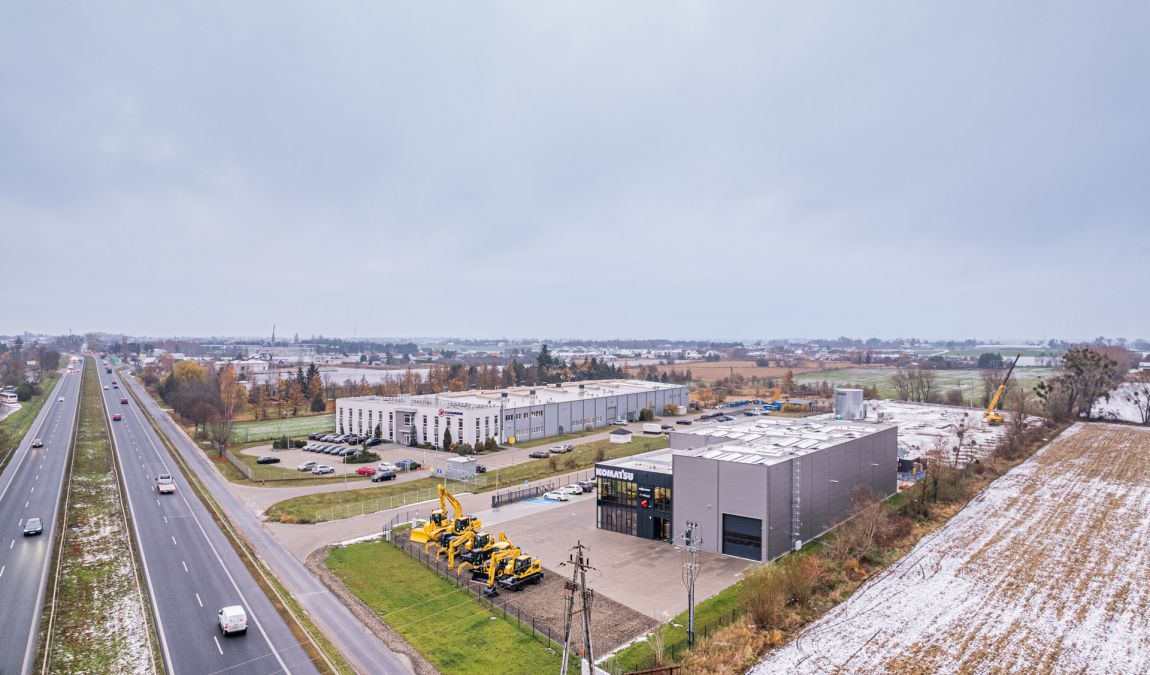 Zakończenie budowy centrum serwisowego dla KOMATSU Poland Sp. z o.o.