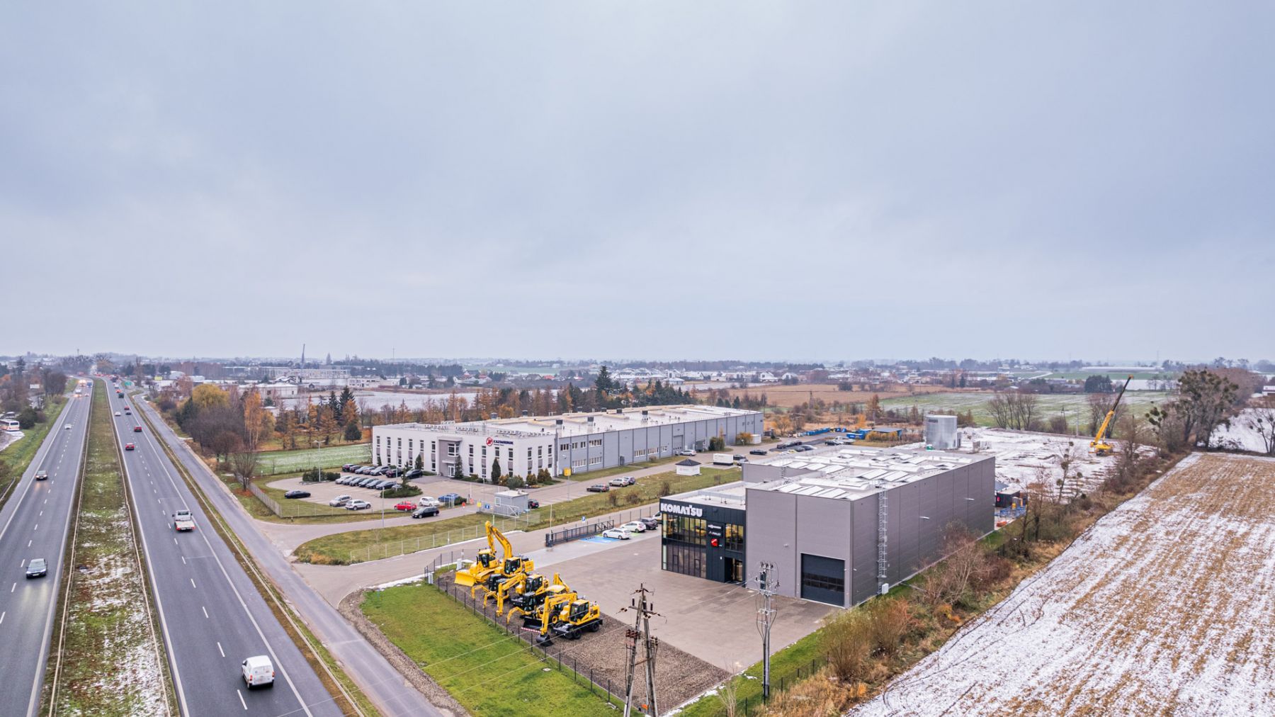 Zakończenie budowy centrum serwisowego dla KOMATSU Poland Sp. z o.o.